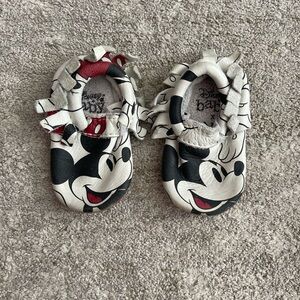 Freshly Picked Disney Mickey Mouse Baby Shoes - Black, White, Red